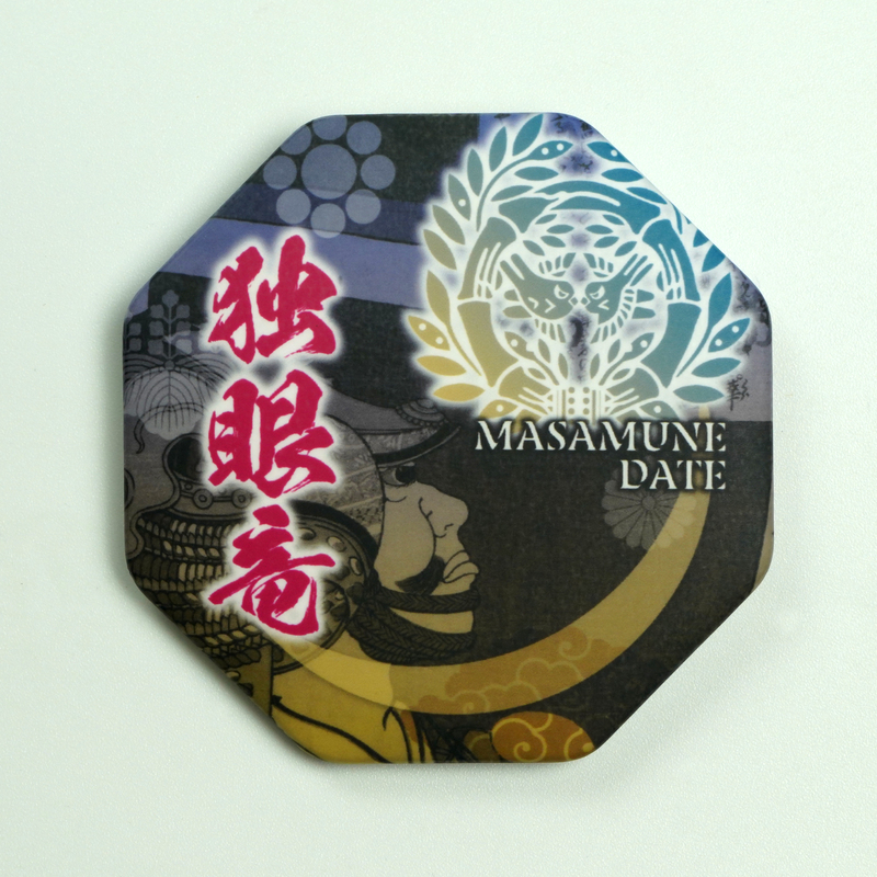 名古屋刀剣ワールド】オリジナル家紋缶バッジ／上杉謙信 ・通販サイト