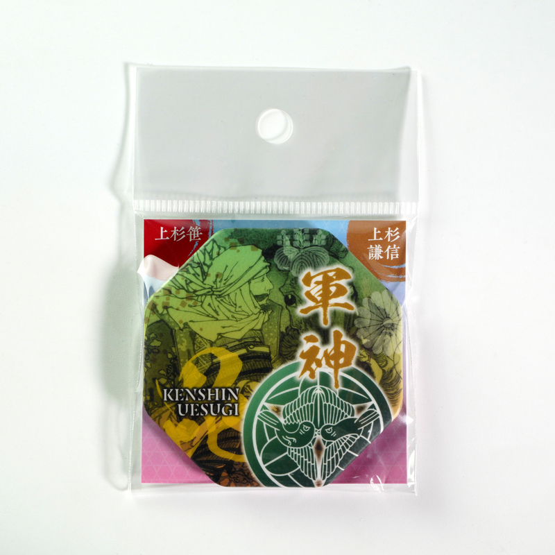 名古屋刀剣ワールド】オリジナル家紋缶バッジ／上杉謙信 ・通販サイト