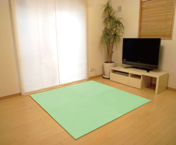 【SEKISUI/セキスイ】　美草　フロア畳（置き畳）　シュクレ　お買得2枚セット　メロン　日本製