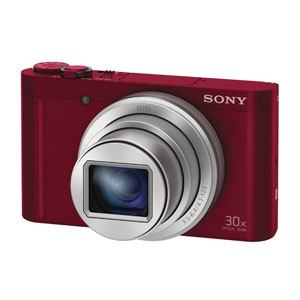 【SONY/ソニー】コンパクトデジタルカメラ　Cyber-shot レッド　DSC-WX500-R