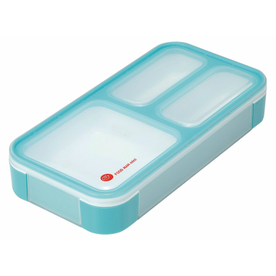 【CB JAPAN/シービージャパン】 薄型弁当箱 フードマン ミニ 400ml スカイブルー