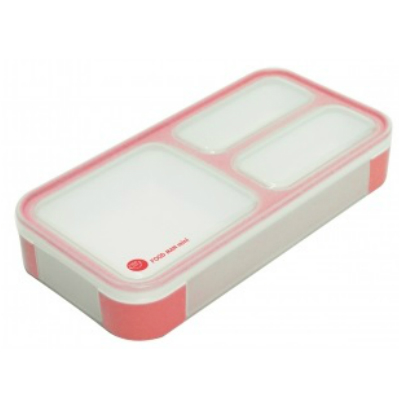 【CB JAPAN/シービージャパン】 薄型弁当箱 フードマン ミニ 400ml チェリーピンク