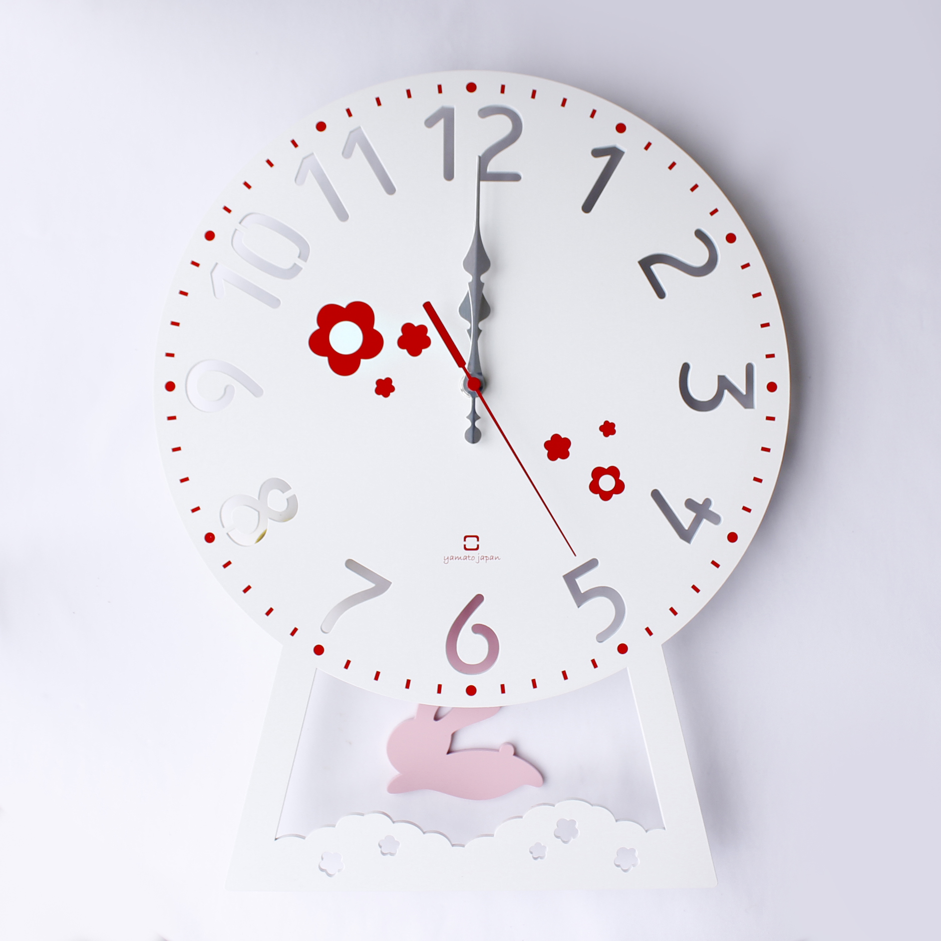 【ヤマト工芸】 【日本製】 掛け時計 CHILD clock ウサギ YK14-104
